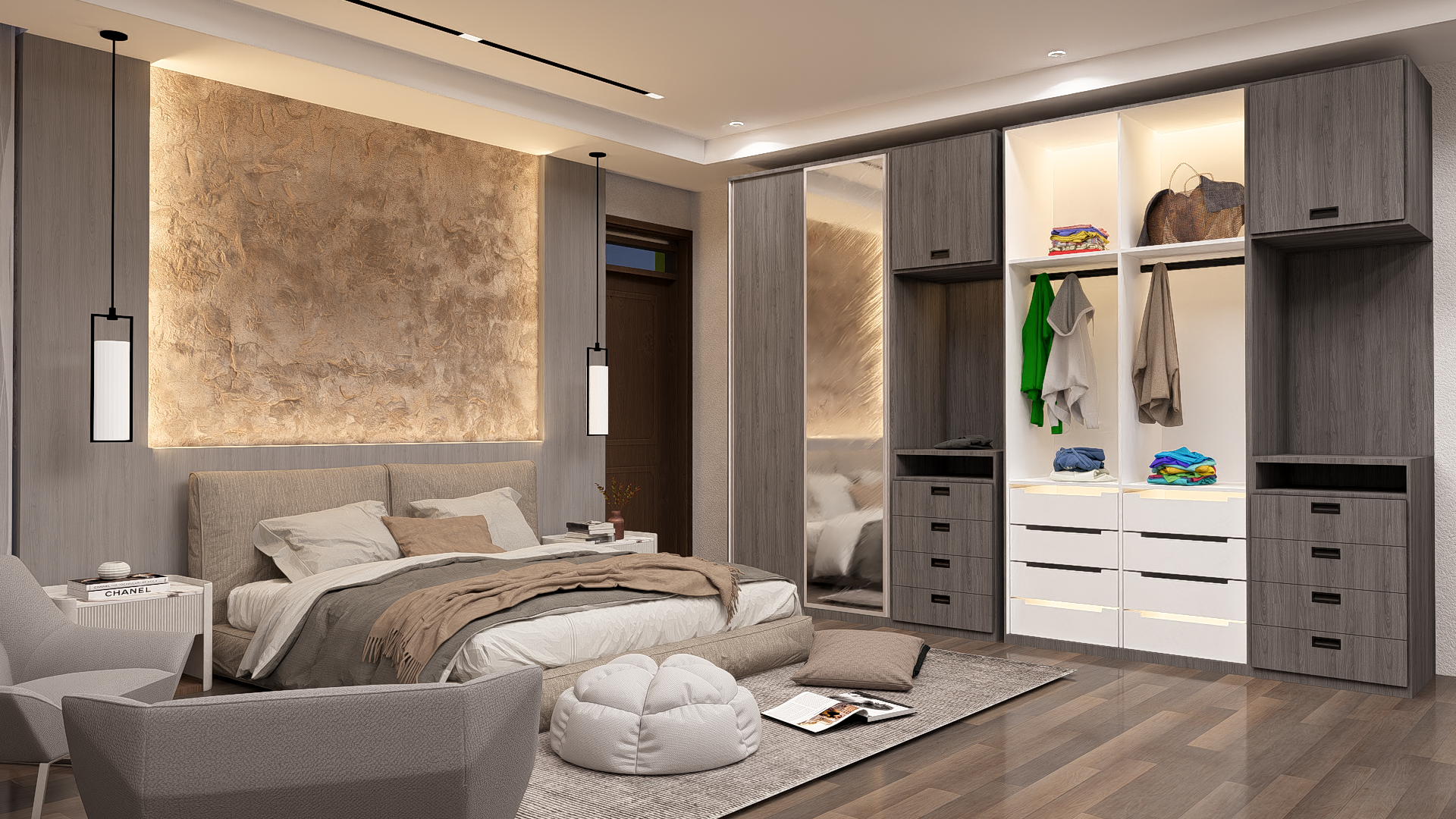 Luxury master bedroom 2