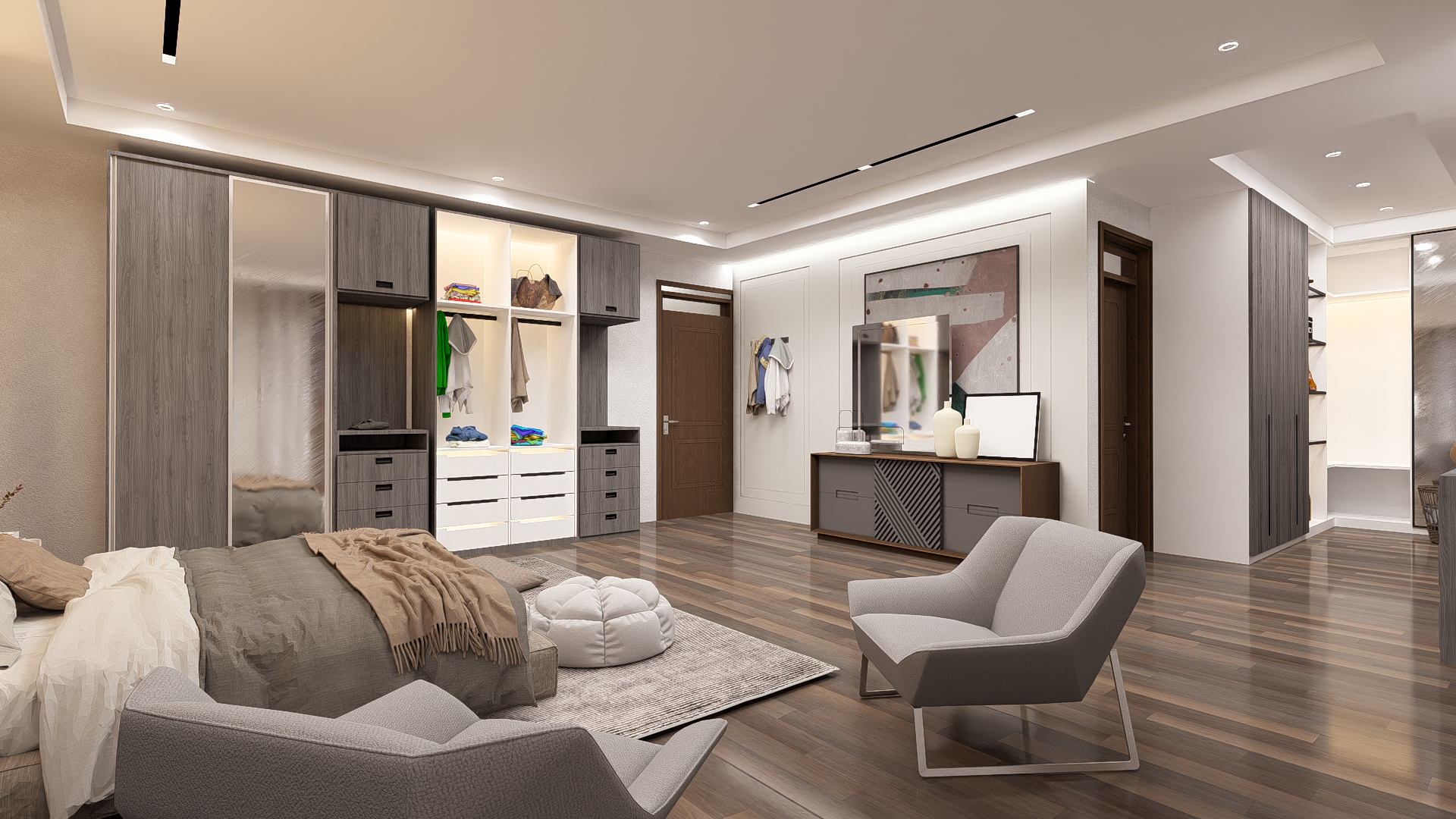 Luxury master bedroom 3